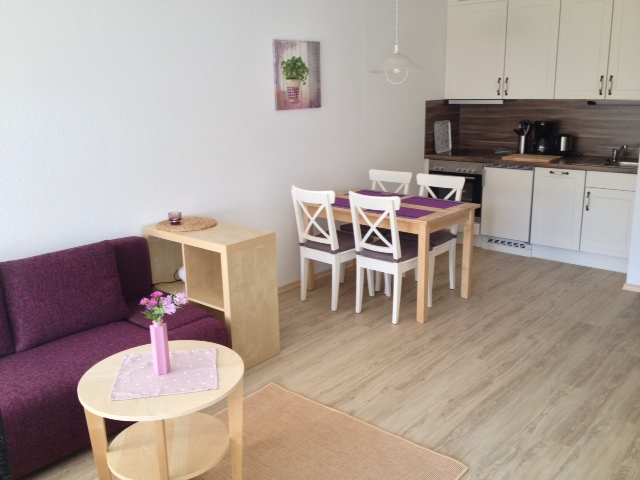 Wohn- und Essbereich Ferienwohnung Bruno